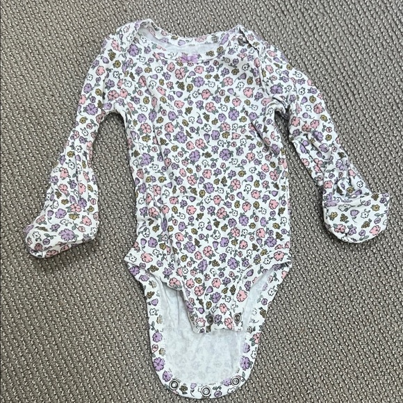 Carter's Multicolor Floral Bodysuit with matching Leggings - Picture 1 of 9